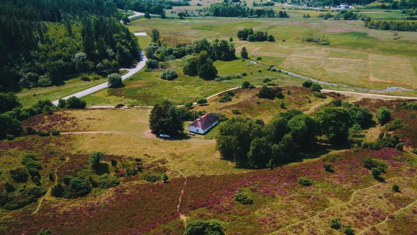 Lars Kjærs hus i Rebild Bakker